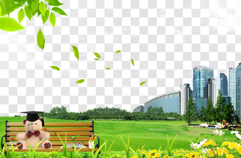 Green Environmental Protection Fundal - Landscape - City ​​environment Transparent PNG