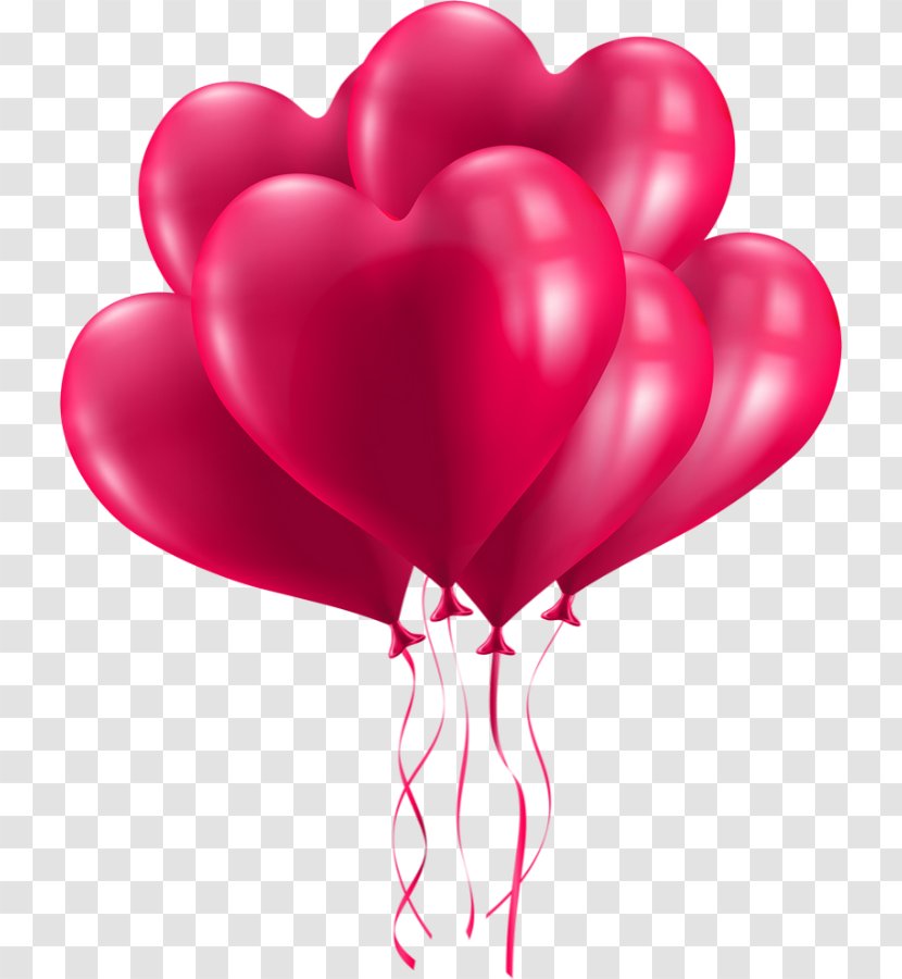Clip Art Balloon Heart Image - Silhouette Transparent PNG