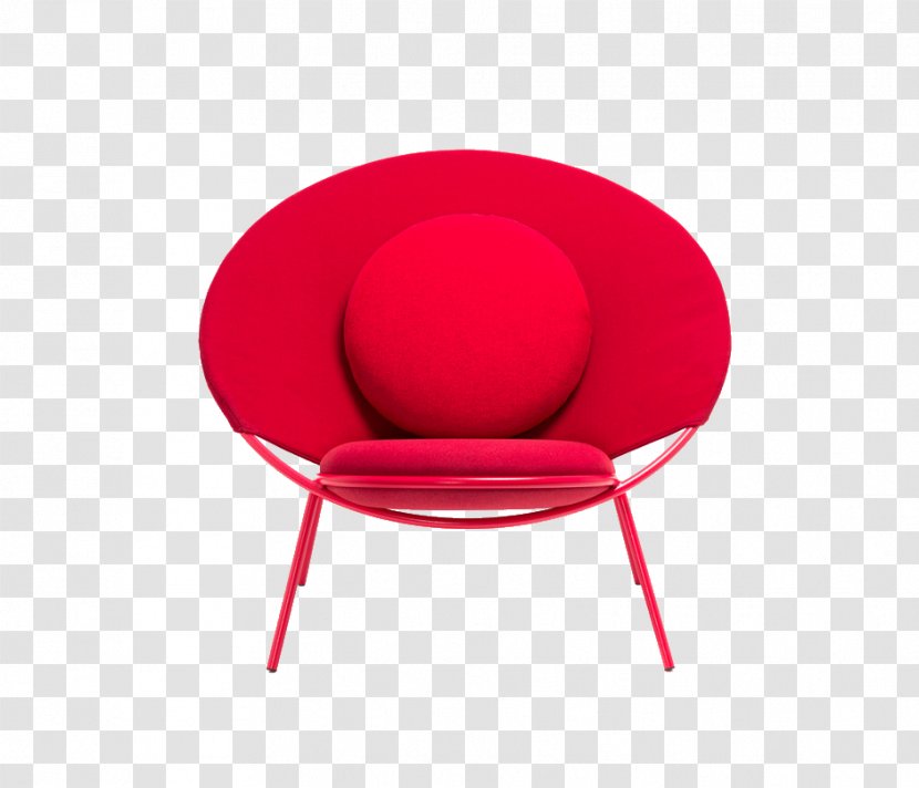 Chair Circle Font - Red Transparent PNG