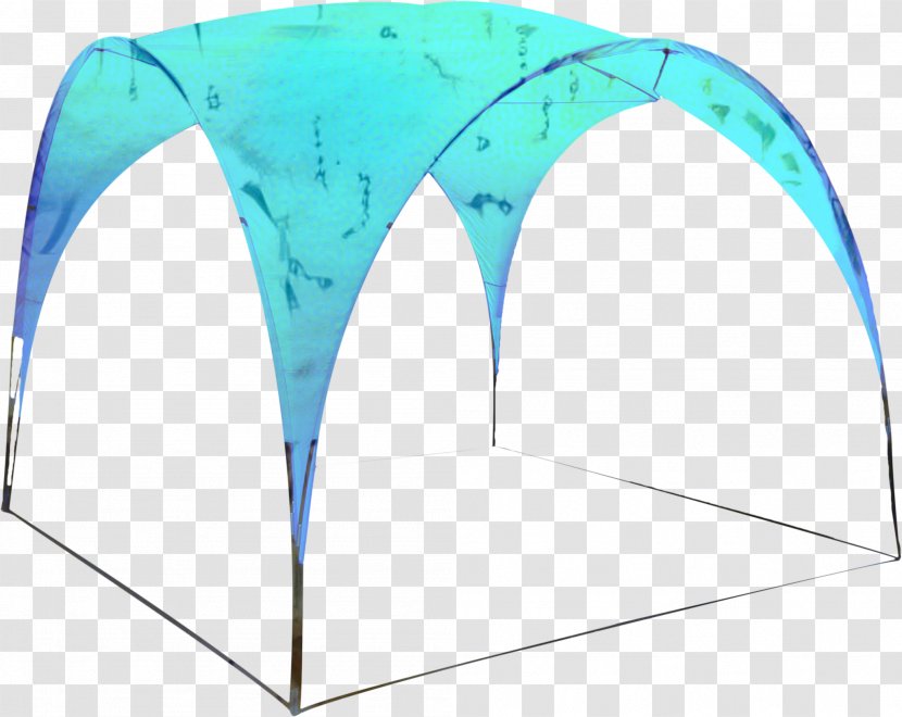 Tent Cartoon - Turquoise Table Transparent PNG