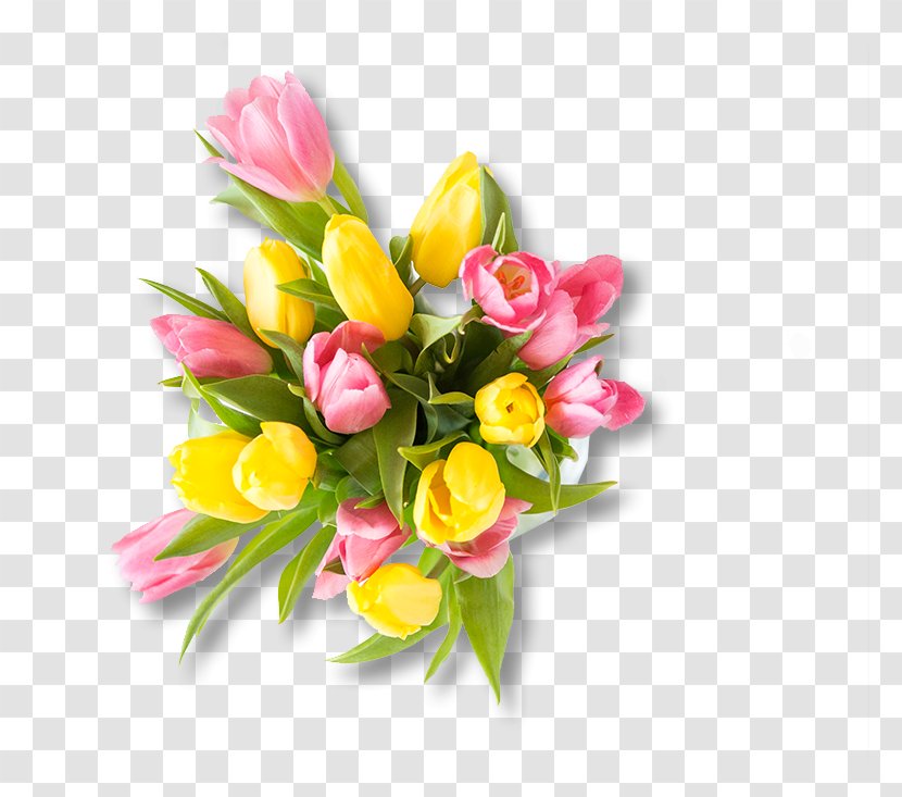 Garden Roses Tulip Cut Flowers Flower Bouquet - Lily Family Transparent PNG