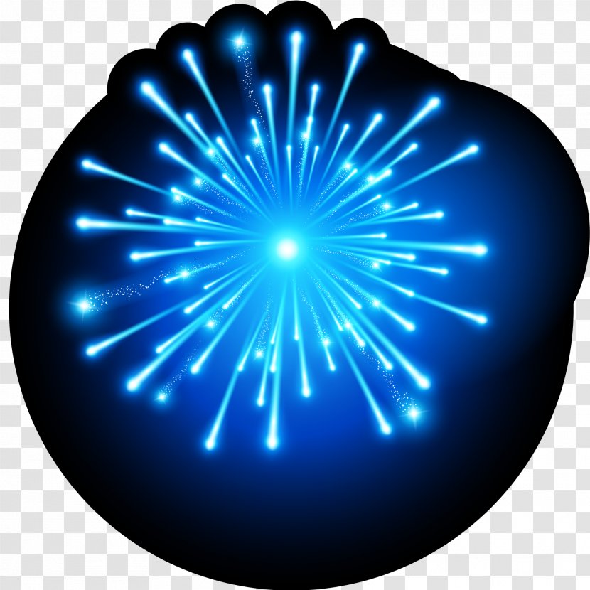 Special Effects Royalty-free Illustration - Explosion - Cool Blue