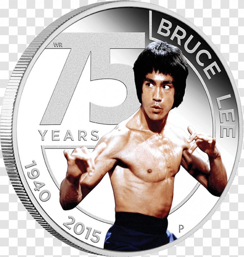 Bruce Lee Martial Arts Enter The Dragon Actor Coin - Chinese - Kick Transparent PNG