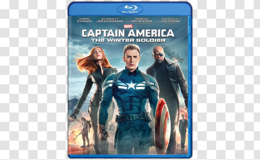 Captain America Bucky Barnes Blu-ray Disc Nick Fury DVD - Civil War Transparent PNG