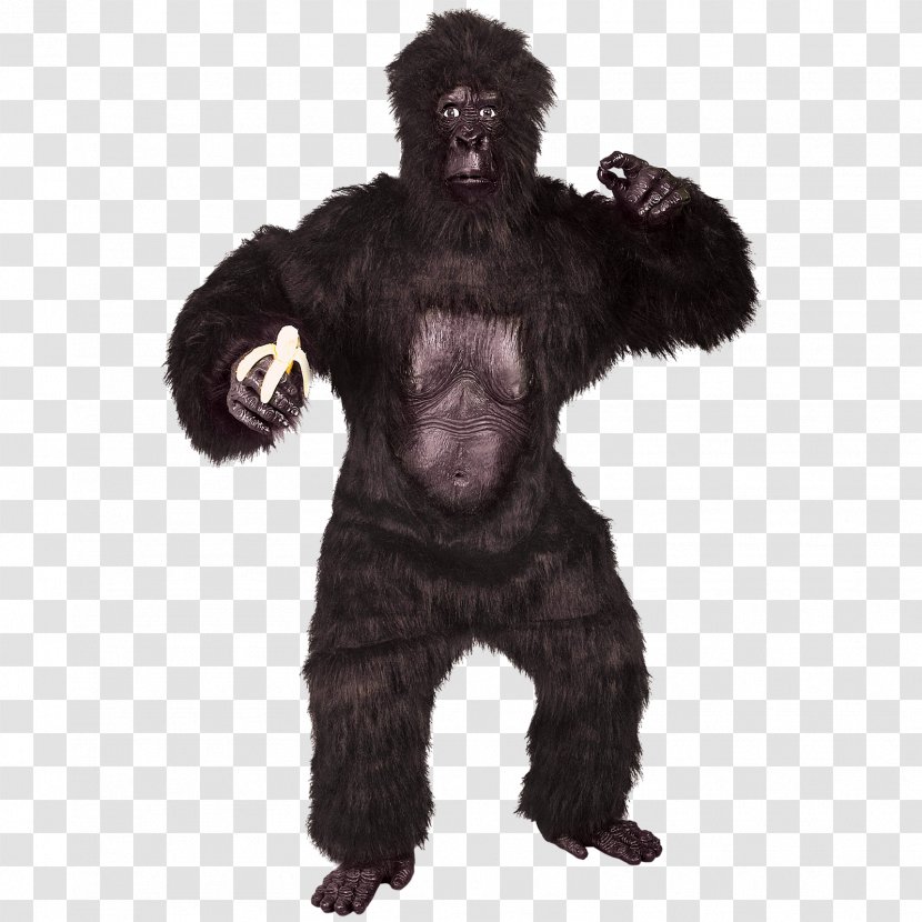 Gorilla Suit Costume Party Ape Transparent PNG