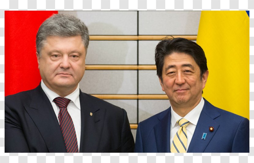 Shinzō Abe President Of Ukraine Japan Petro Poroshenko - Shinz%c5%8d Transparent PNG