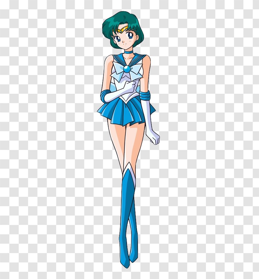 Sailor Moon Mercury Venus Jupiter Mars - Heart Transparent PNG