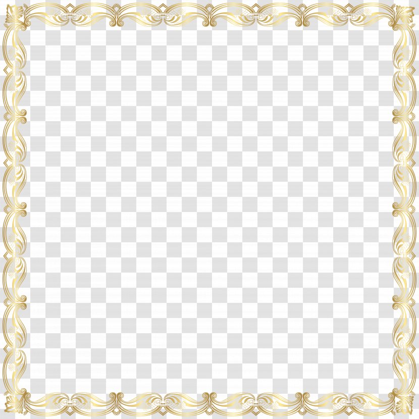 Gold Frame Euclidean Vector - Area - Border Clip Art Image Transparent PNG