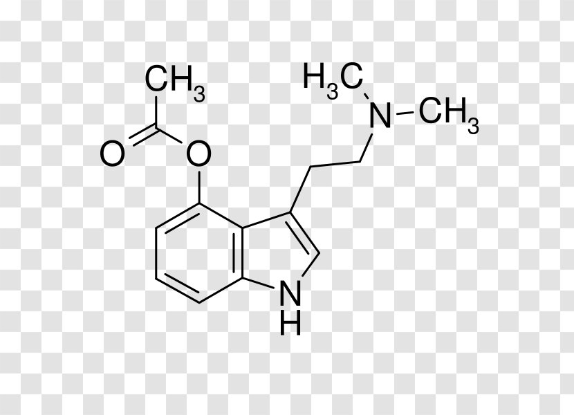 Chemical Formula Skeletal Chemistry Molecular Substance - Black And White - Cas Registry Number Transparent PNG
