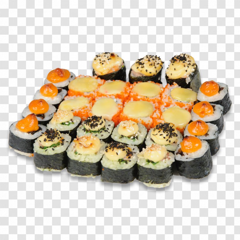 Sushi California Roll Japanese Cuisine Makizushi Gimbap Transparent PNG