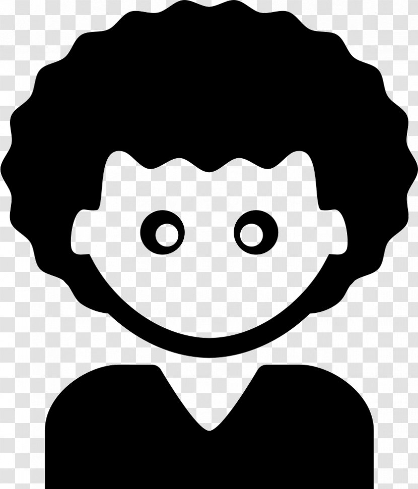 Curly - Smile - Woman Transparent PNG