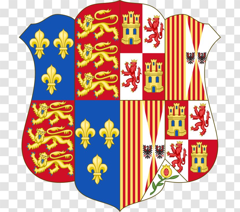Royal Coat Of Arms The United Kingdom List Wives King Henry VIII Queen Consort House Tudor - Recreation - Aragon Transparent PNG