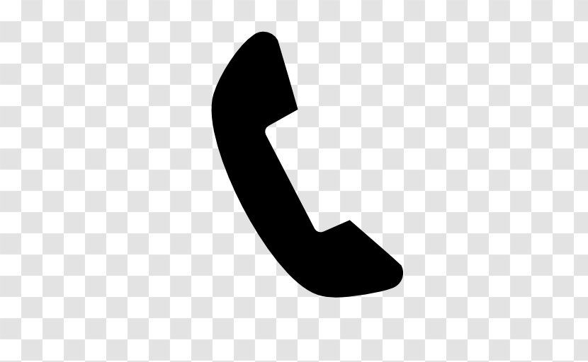 Telephone IPhone - Finger - Black And White Transparent PNG