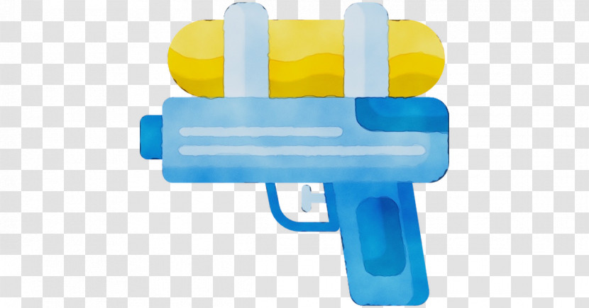 Blue Yellow Plastic Gun Transparent PNG