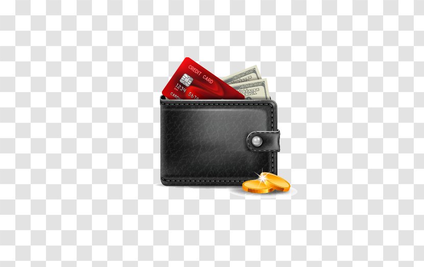 Wallet Stock Photography Leather Royalty-free - Royaltyfree - Purse And Coins Picture Download Transparent PNG