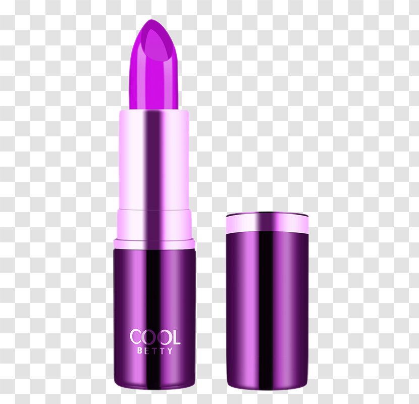 Lipstick Lip Balm Cosmetics Gloss - Makeup - Cool Purple Transparent PNG