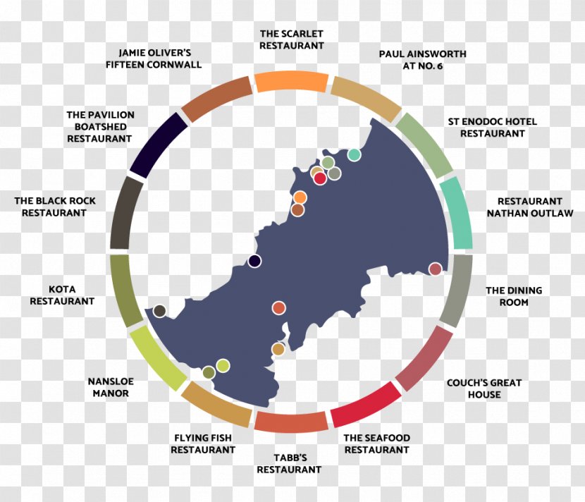 Cornwall Restaurant Michelin Star The Araki - City Map - Food Transparent PNG