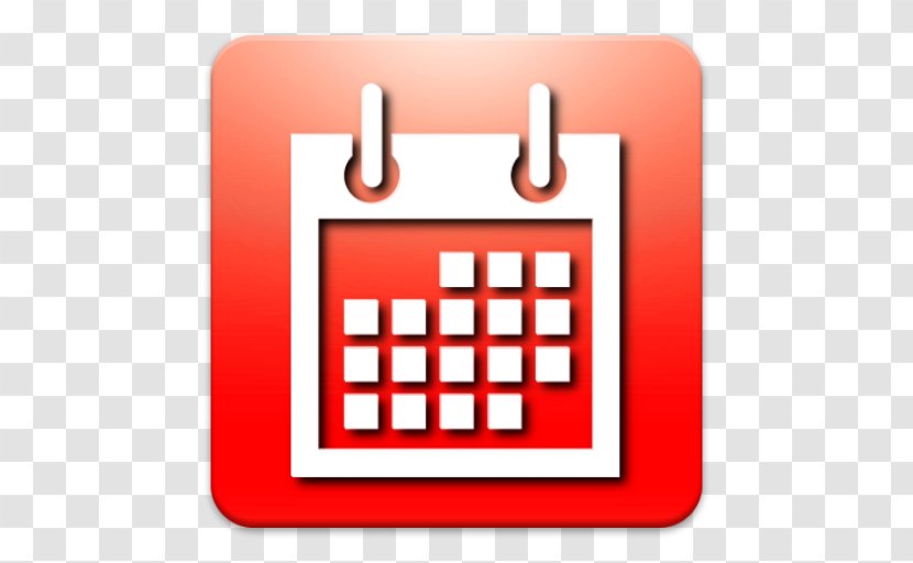 Calendar - Time - Red Transparent PNG