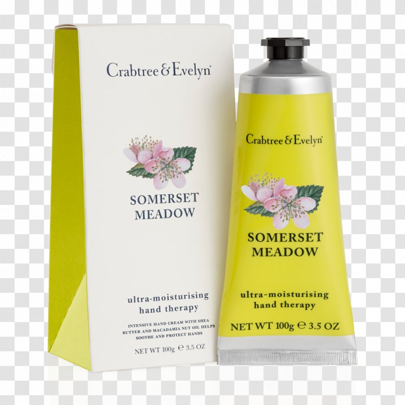 Lotion Crabtree & Evelyn Ultra-Moisturising Hand Therapy Rose 'Evelyn' - Perfume Transparent PNG