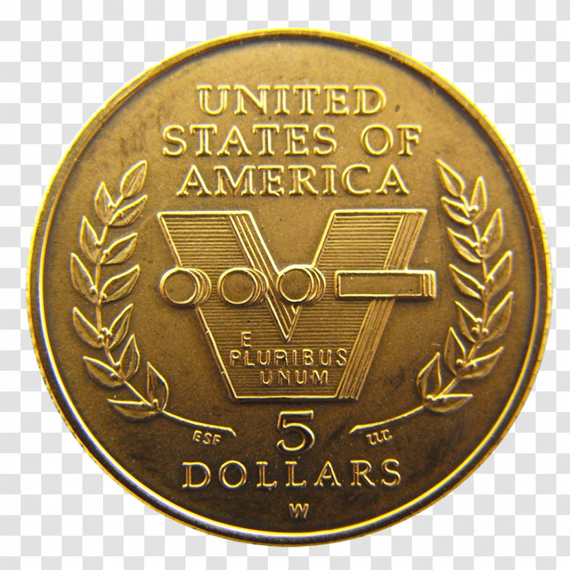 Bronze Medal Gold Text Messaging - Coins Usa Transparent PNG