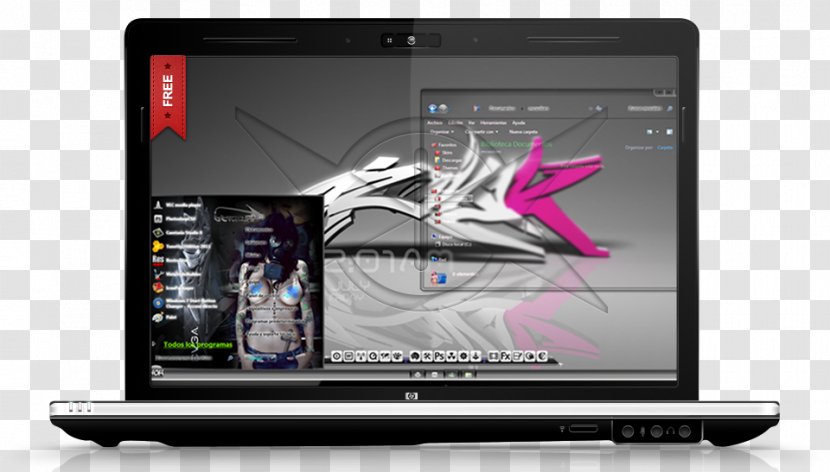 Laptop Electronics Netbook Gadget - Brand - Milk Spalsh Transparent PNG