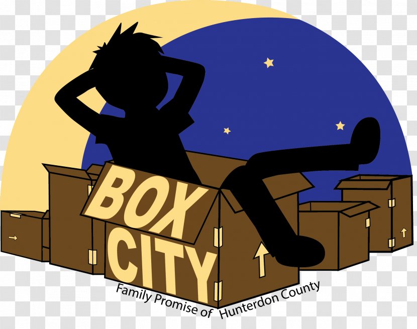 Cardboard Box Clip Art City - Homeless Transparent PNG