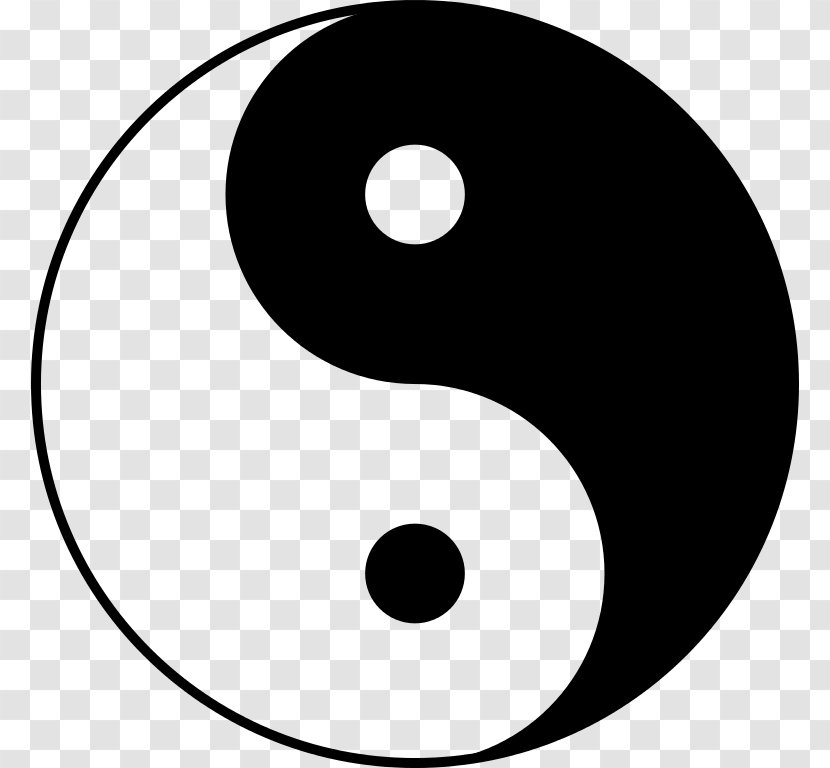 Taoism Symbol Yin And Yang Taijitu - Taiji Transparent PNG
