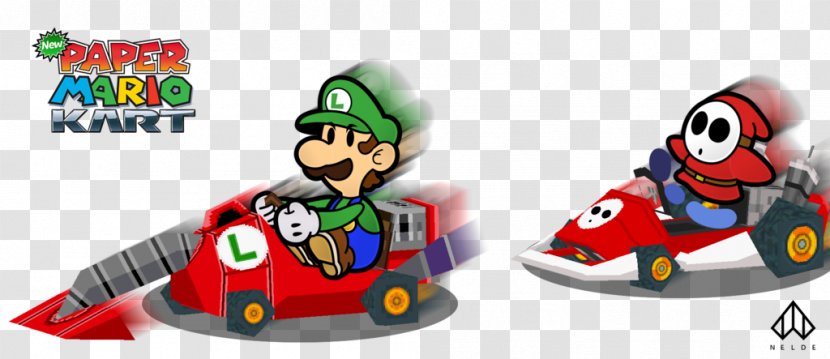 Mario Kart 7 Super Bros. Luigi Paper - Koopa Troopa Transparent PNG