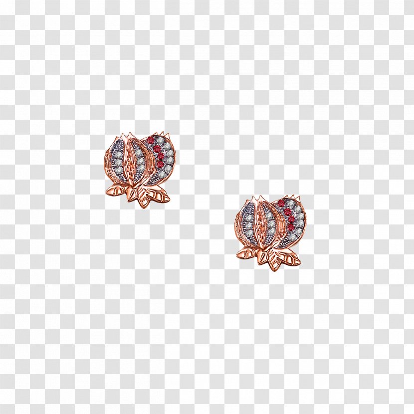 Earring Body Jewellery Clothing Accessories Gemstone - Activity Tracker - Pomegranate Transparent PNG