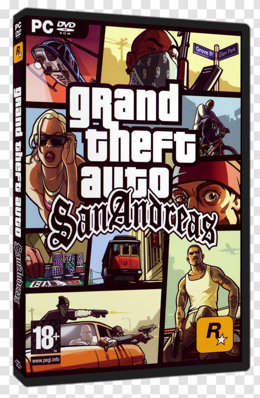 Grand Theft Auto: San Andreas Auto V PlayStation 2 Vice City Multiplayer - Pc Game Transparent PNG