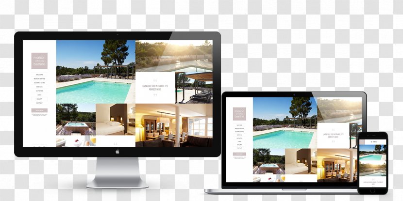 Hotel Guest House Web Design Transparent PNG