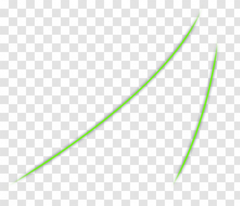 Leaf Line Grasses Angle - Green Transparent PNG