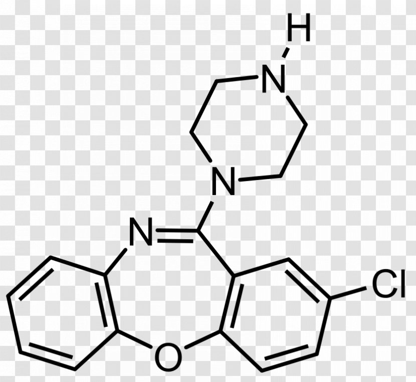 Imipramine Tricyclic Antidepressant Doxepin Amitriptyline - Tianeptine - Threeact Structure Transparent PNG
