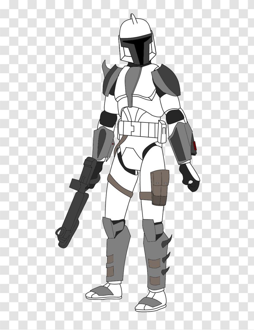 Clone Trooper Art Mandalorian Star Wars Costume Design - Technology - Drawings Transparent PNG
