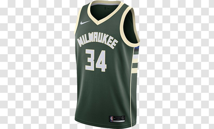 2017–18 Milwaukee Bucks Season Jersey Swingman 2017 NBA All-Star Game - Adidas - Nike Transparent PNG