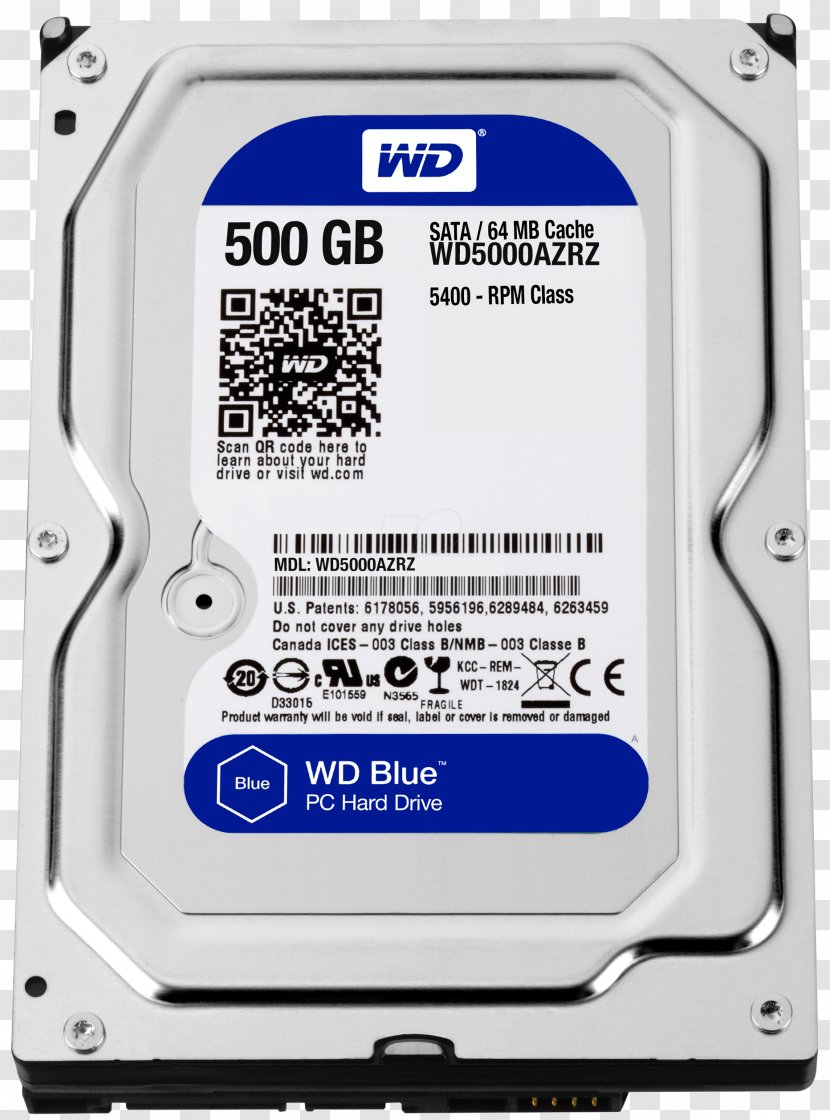 Laptop WD Blue Desktop HDD Hard Drives Serial ATA Western Digital - Wd Hdd Transparent PNG