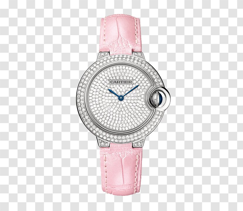 Cartier Ballon Bleu Watch Diamond Cut - Counterfeit Transparent PNG