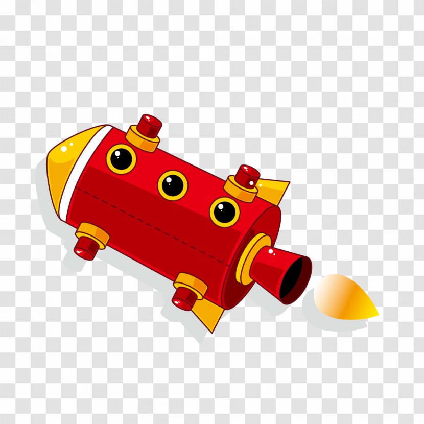 Spacecraft Cartoon Royalty-free Illustration - Rocket Transparent PNG