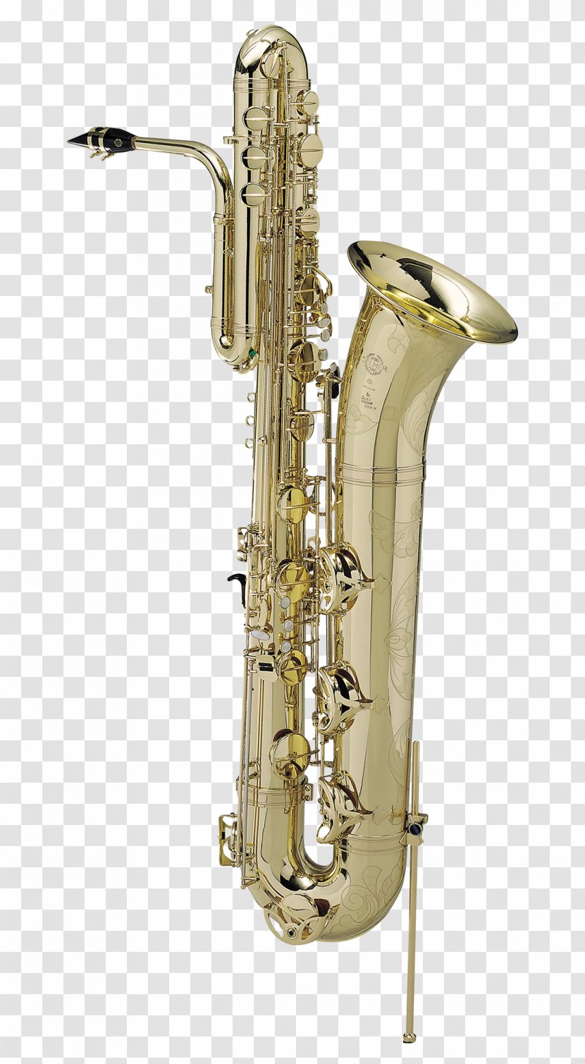 Bass Saxophone Henri Selmer Paris Baritone Tenor - Tree Transparent PNG