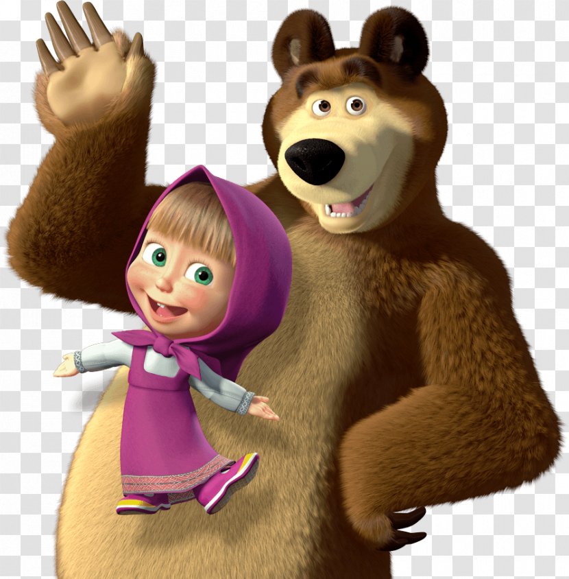 Masha And The Bear Animation Clip Art - Toddler Transparent PNG