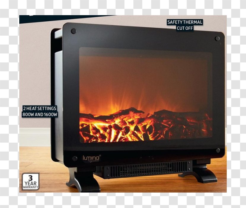 Heater Electric Fireplace Heating - Flame - House Transparent PNG