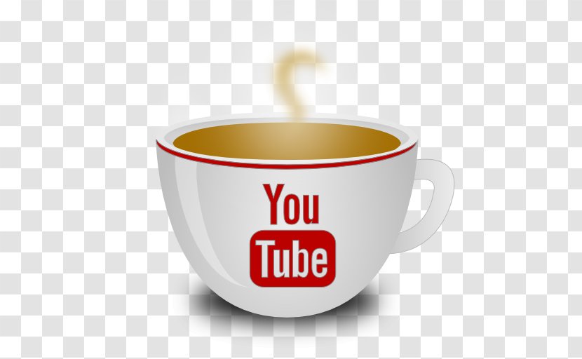 YouTube Coffee Cup Social Media - Youtube Transparent PNG