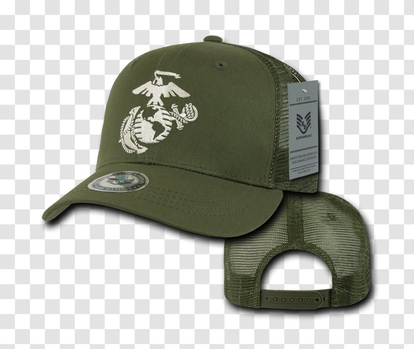 Baseball Cap United States Marine Corps Trucker Hat - Military Transparent PNG
