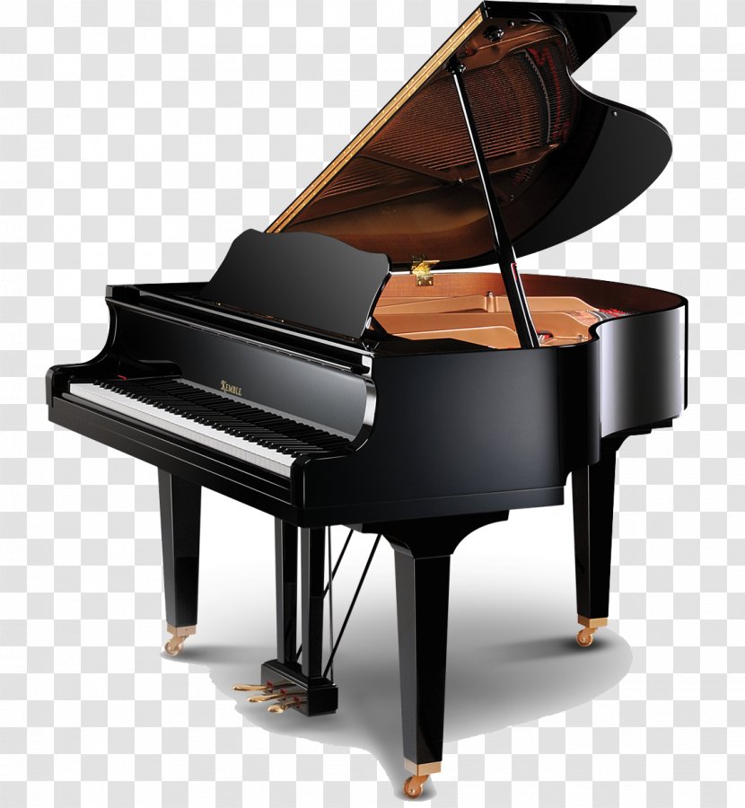 Grand Piano Upright Yamaha Corporation C. Bechstein - Watercolor - Clipart Transparent PNG