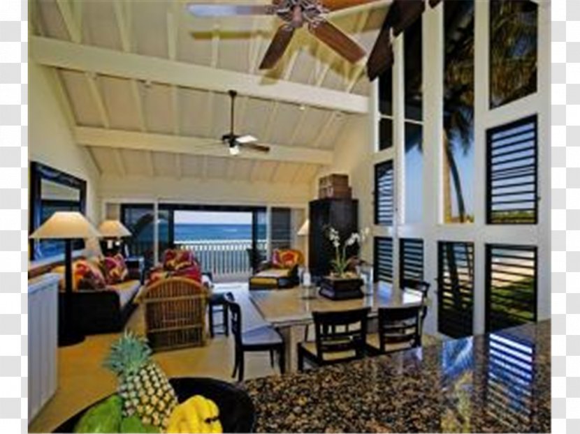 Kiahuna Plantation & The Beach Bungalows Drive Porch Window Living Room - Kauai Transparent PNG