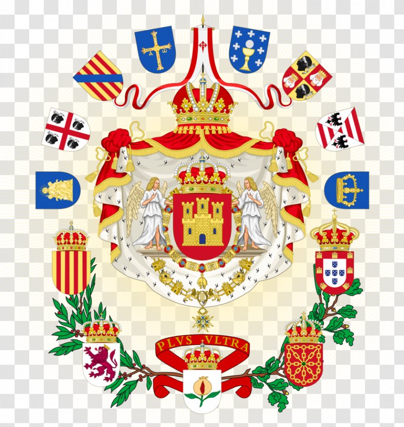 Coat Of Arms Iberian Union Spanish Empire Ottoman - Royal House Madrid Transparent PNG