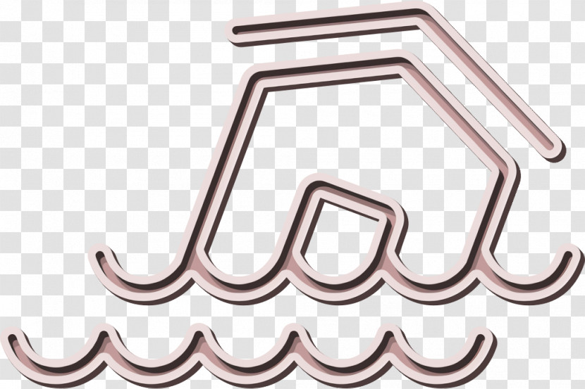 Flooding House Icon Buildings Icon Overflow Icon Transparent PNG