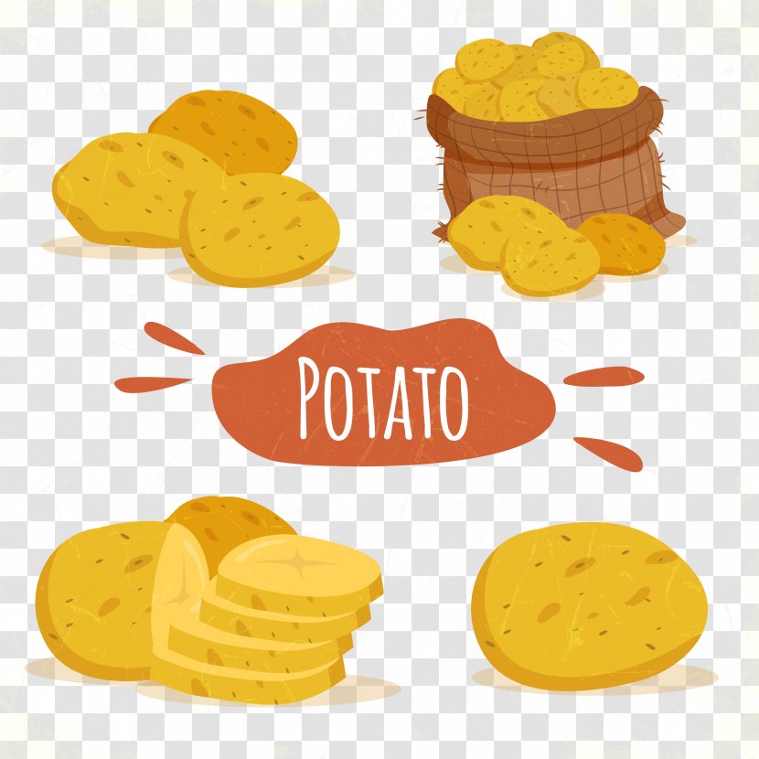 French Fries Baked Potato Chip Junk Food - Cartoon Chips Transparent PNG