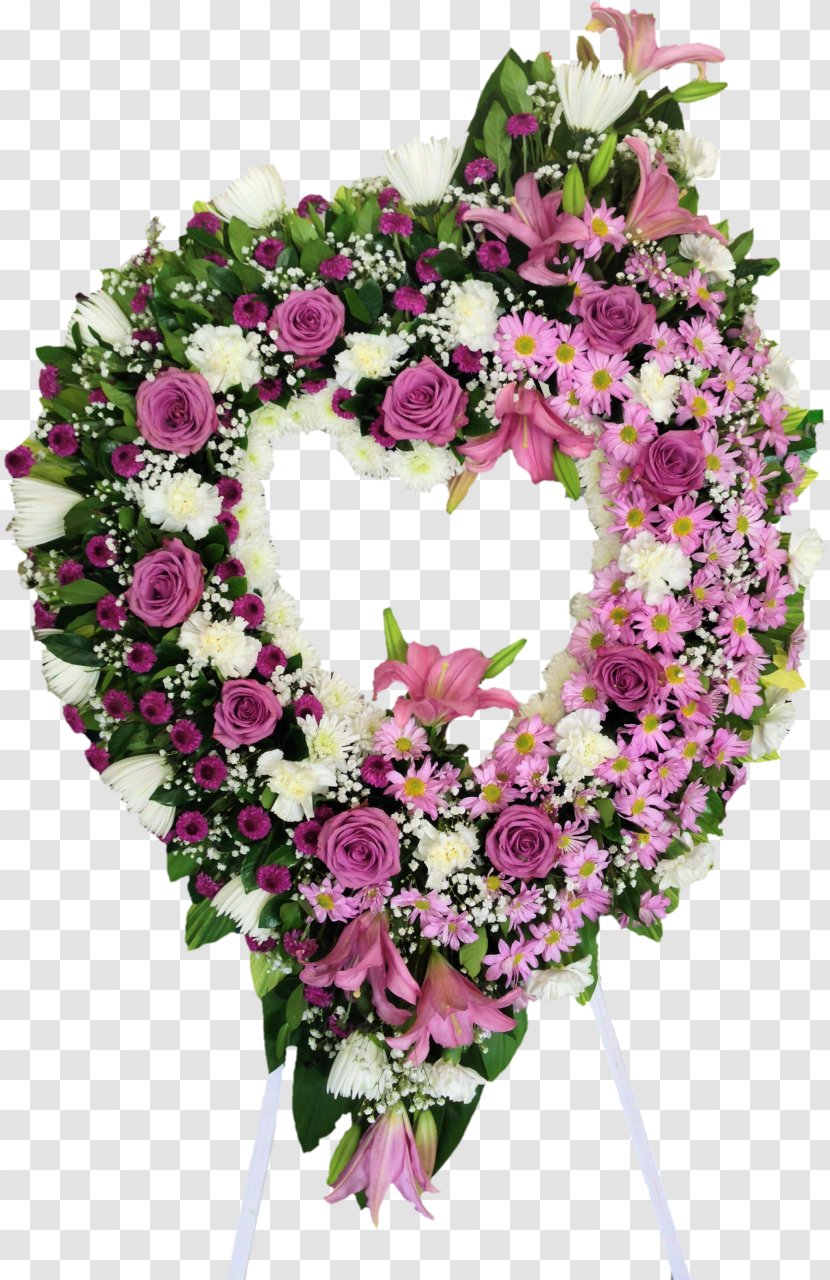 Wreath Rose Floral Design Cut Flowers Transparent PNG