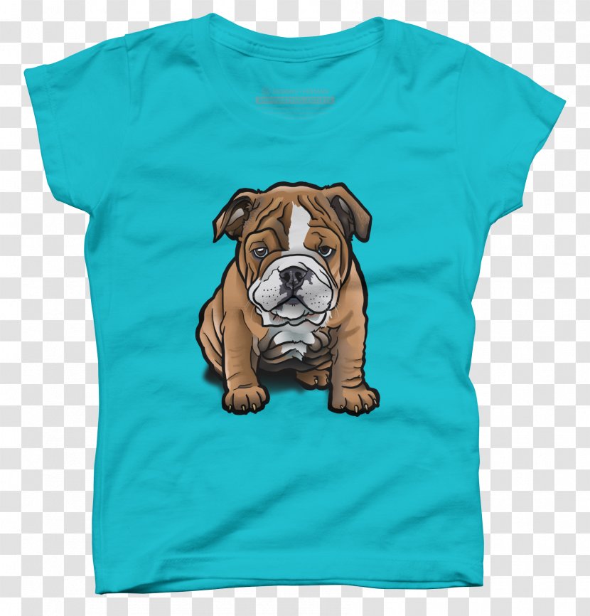Old English Bulldog Puppy Dog Breed T-shirt - Tree - Bull Transparent PNG
